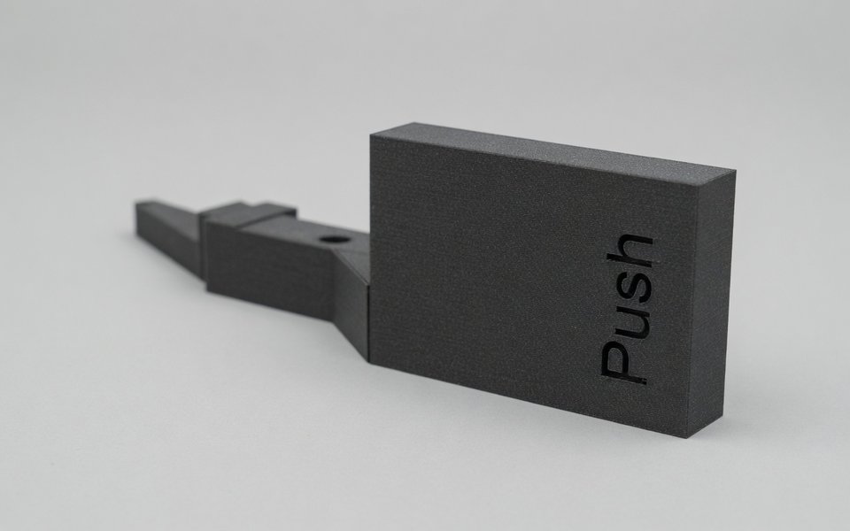 Рычаг смыва для унитаза с нажатием вниз – запасная функциональная часть
